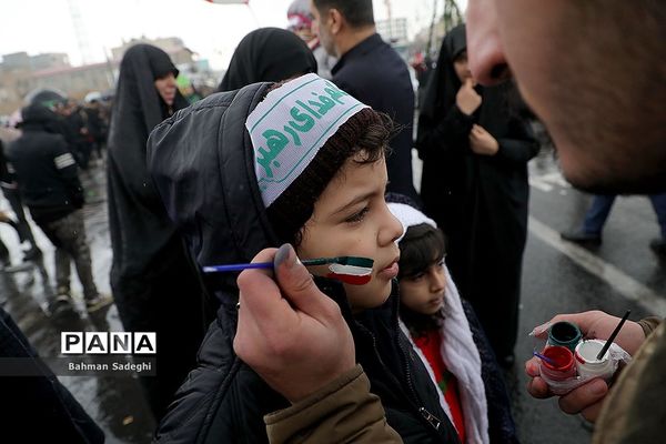 مراسم راهپیمایی 22 بهمن در تهران -1