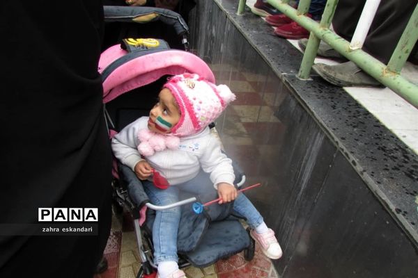 مراسم راهپیمایی 22 بهمن در نی ریز