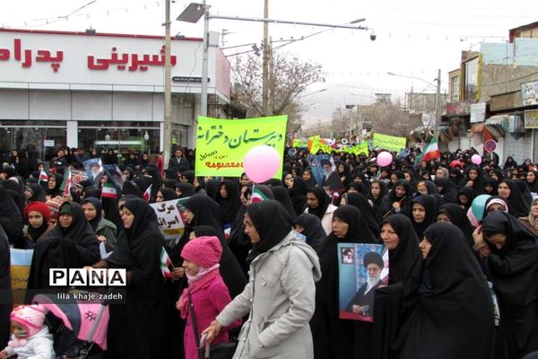 مراسم راهپیمایی 22 بهمن در نی ریز