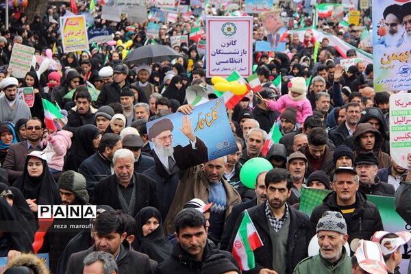 راهپیمایی 22 بهمن در ارومیه