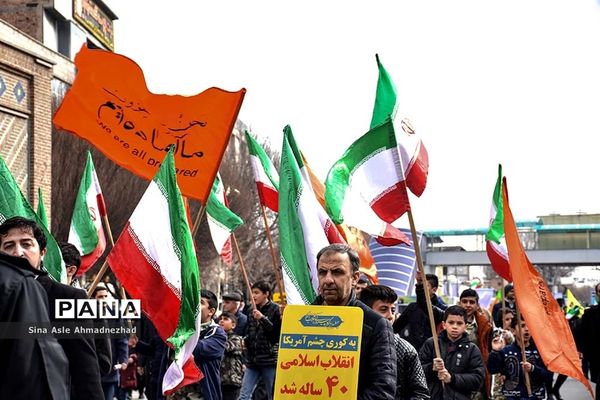 راهپیمایی 22 بهمن ماه در تبریز-1