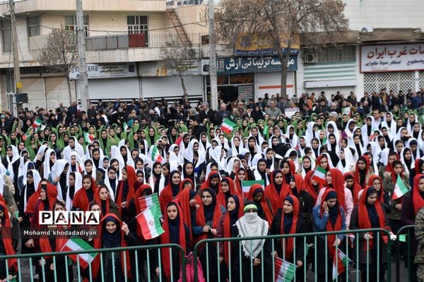 راهپیمایی 22 بهمن در کرمانشاه