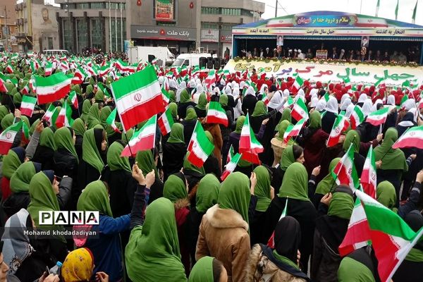 راهپیمایی 22 بهمن در کرمانشاه