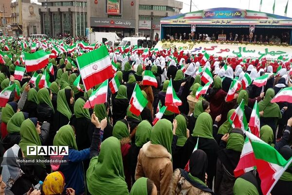 راهپیمایی 22 بهمن در کرمانشاه