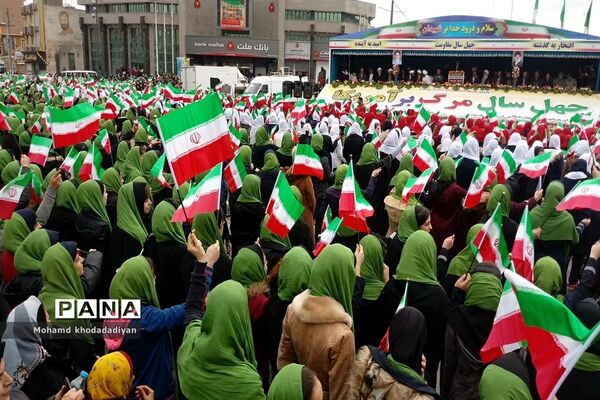 راهپیمایی 22 بهمن در کرمانشاه