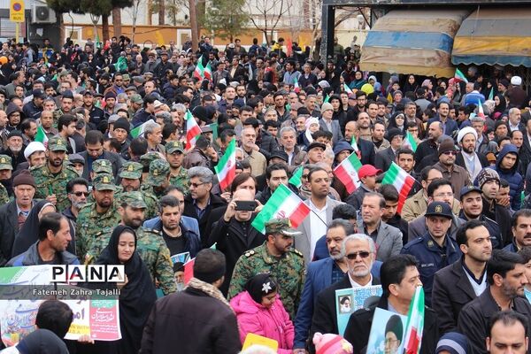 راهپیمایی 22 بهمن در سمنان- 1