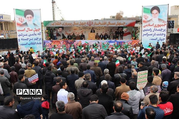 راهپیمایی 22 بهمن در سمنان- 2