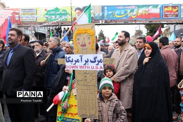 راهپیمایی 22 بهمن در سمنان- 2
