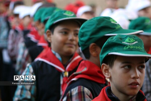 برگزاری مانور تشکیلاتی یاوران انقلاب در چهاردانگه