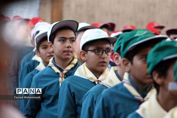 برگزاری مانور تشکیلاتی یاوران انقلاب در چهاردانگه