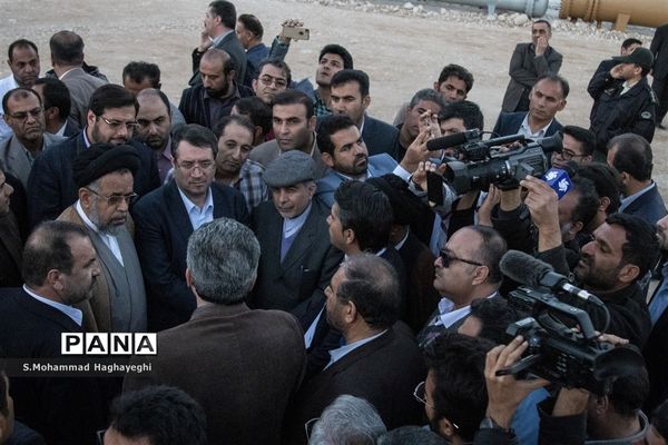 آغاز عملیات انتقال آب خلیج فارس به لامرد