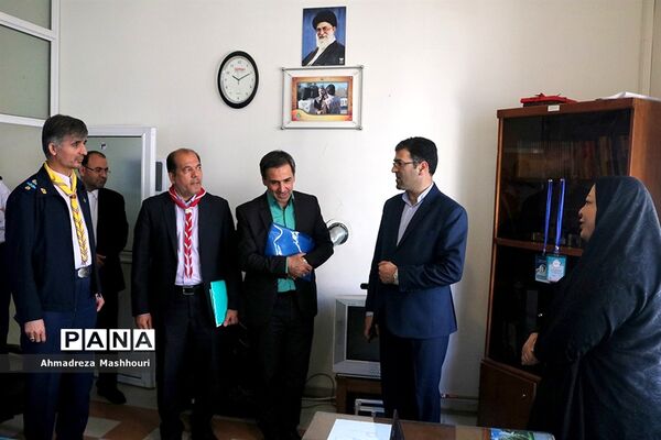 نظارت و بازدید معاون سازمان دانش‌آموزی کشور و هیئت همراه از ساختمان اداری سازمان دانش‌آموزی استان آذربایجان‌شرقی