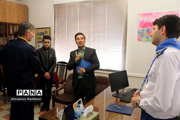 نظارت و بازدید معاون سازمان دانش‌آموزی کشور و هیئت همراه از ساختمان اداری سازمان دانش‌آموزی استان آذربایجان‌شرقی
