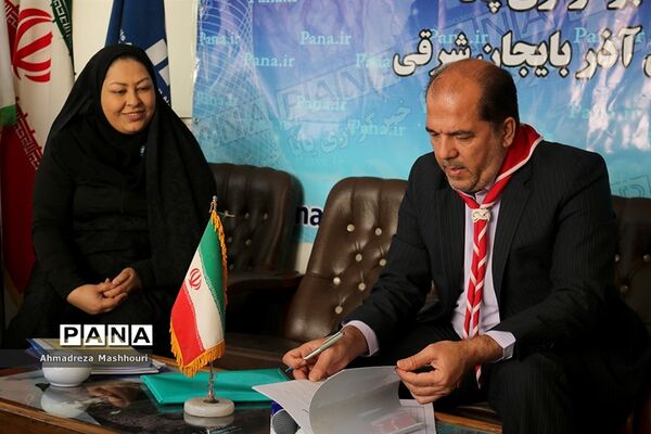 نظارت و بازدید معاون سازمان دانش‌آموزی کشور و هیئت همراه از ساختمان اداری سازمان دانش‌آموزی استان آذربایجان‌شرقی