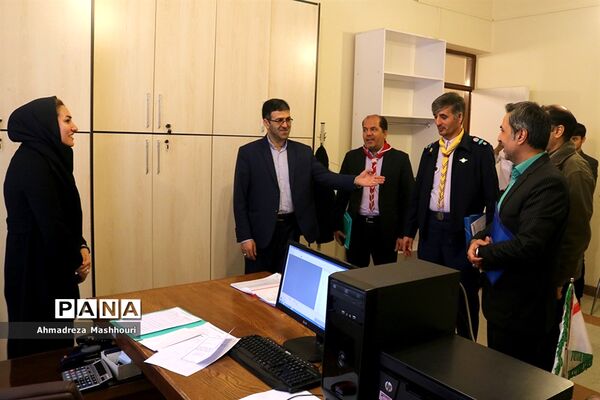 نظارت و بازدید معاون سازمان دانش‌آموزی کشور و هیئت همراه از ساختمان اداری سازمان دانش‌آموزی استان آذربایجان‌شرقی