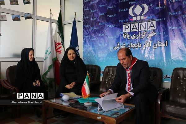 نظارت و بازدید معاون سازمان دانش‌آموزی کشور و هیئت همراه از ساختمان اداری سازمان دانش‌آموزی استان آذربایجان‌شرقی