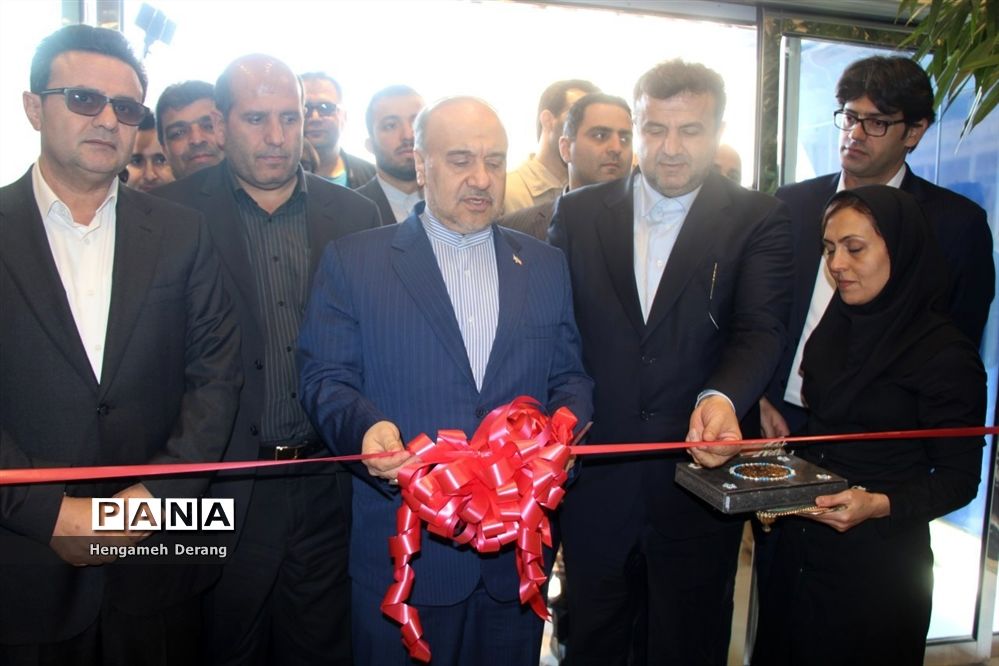 افتتاح مجموعه ورزشی کاسپین آبی رفاه با حضور وزیر ورزش