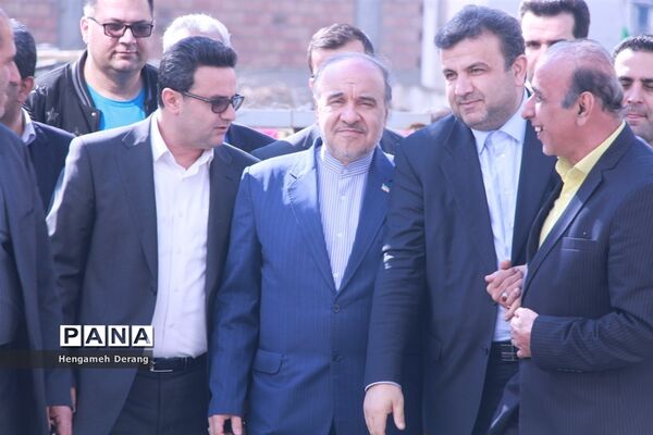 افتتاح مجموعه ورزشی کاسپین آبی رفاه با حضور وزیر ورزش