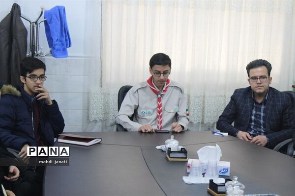 دیدار صمیمی مجامع سازمان دانش‌آموزی استان قم با مدیرکل آموزش و پرورش