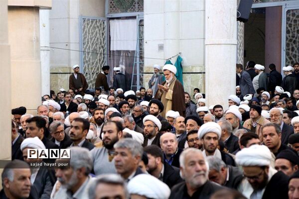 برگزاری مراسم سوگواری حضرت آیت الله مؤمن در مسجد اعظم قم
