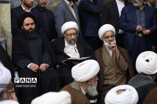 برگزاری مراسم سوگواری حضرت آیت الله مؤمن در مسجد اعظم قم
