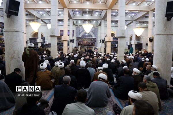 برگزاری مراسم سوگواری حضرت آیت الله مؤمن در مسجد اعظم قم