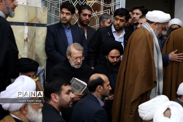 برگزاری مراسم سوگواری حضرت آیت الله مؤمن در مسجد اعظم قم