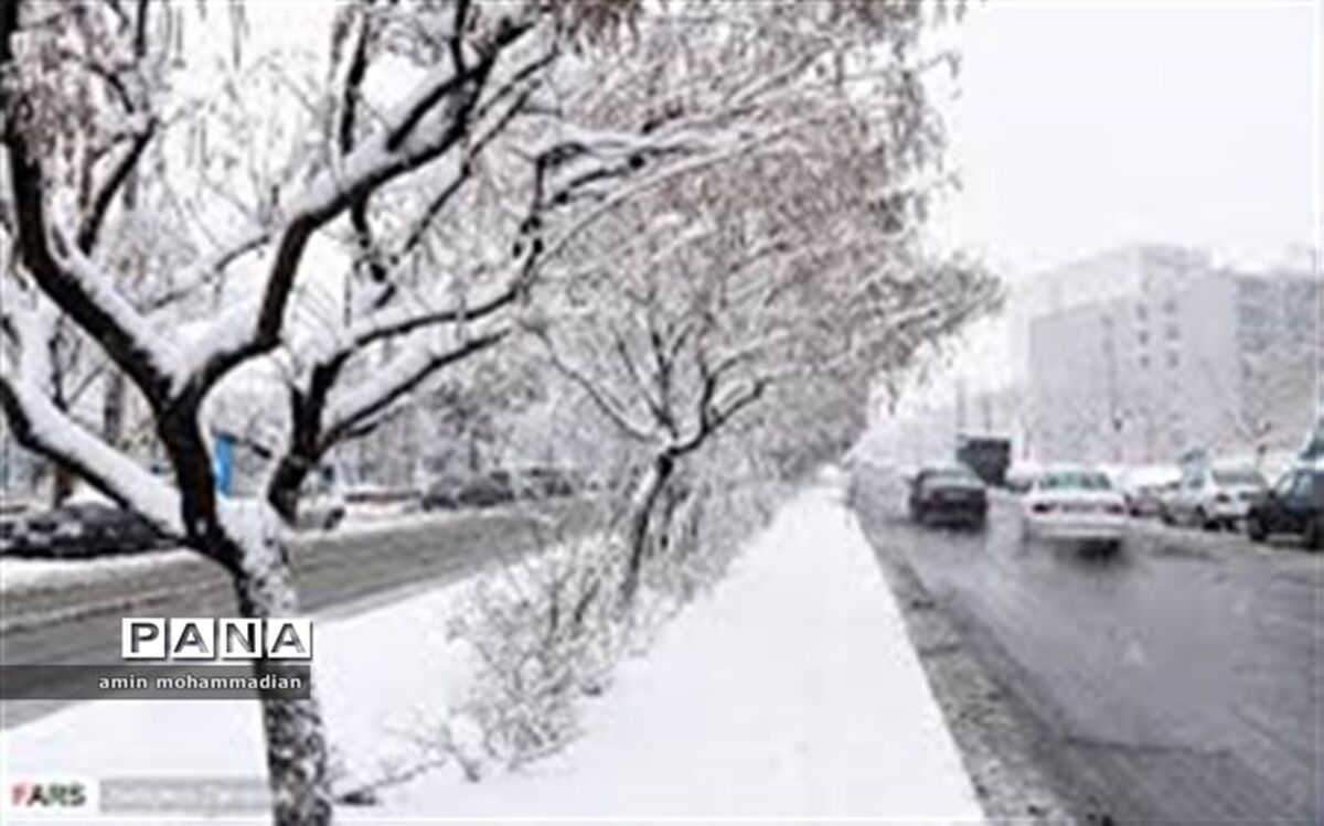 برف و باران در راه تهران و شهرهای شمالی