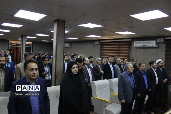مراسم تکریم و معارفه بخشدار احمدآباد مستوفی