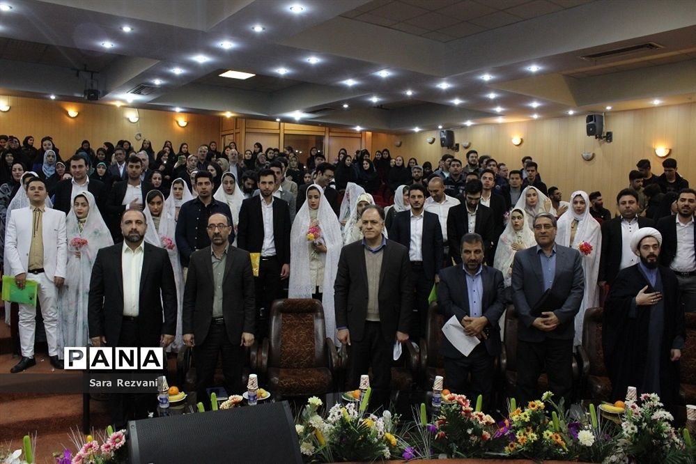 جشن بزرگ ازدواج دانشجویی در دانشگاه آزاد اسلامی واحد اسلامشهر