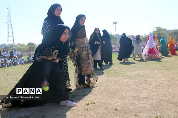 مانور  مشترک 2000نفری یاوران انقلاب نواحی یک و سه اهواز، کارون و باوی