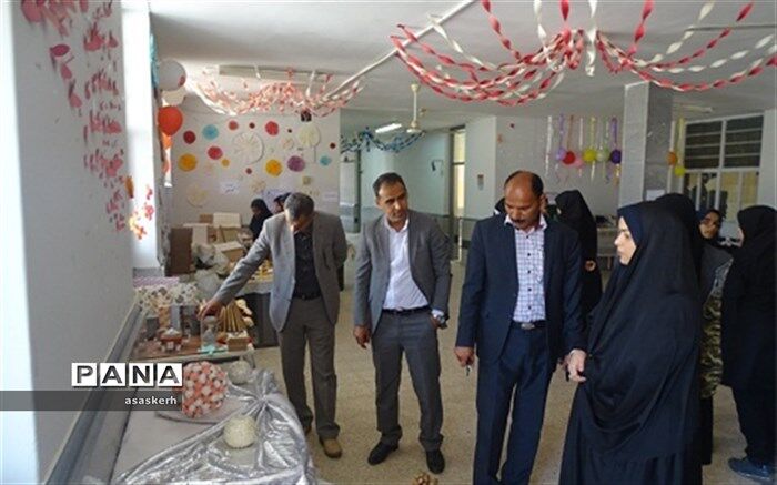جشنواره دست سازه های هنرجویان هنرستان های شهرستان شادگان برگزار شد