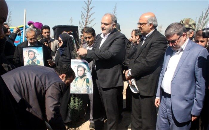 مراسم کاشت 480 اصله نهال در دولت آباد شهرری برگزار شد