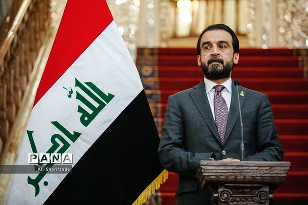 دیدار علی لاریجانی با رئیس مجلس عراق