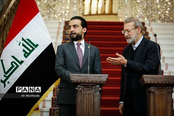 دیدار علی لاریجانی با رئیس مجلس عراق