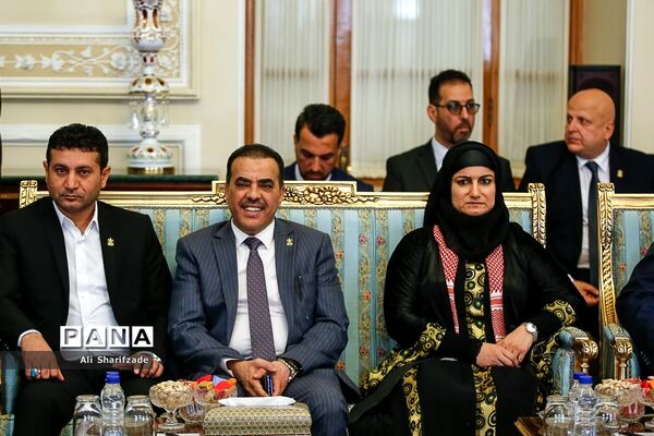 دیدار علی لاریجانی با رئیس مجلس عراق
