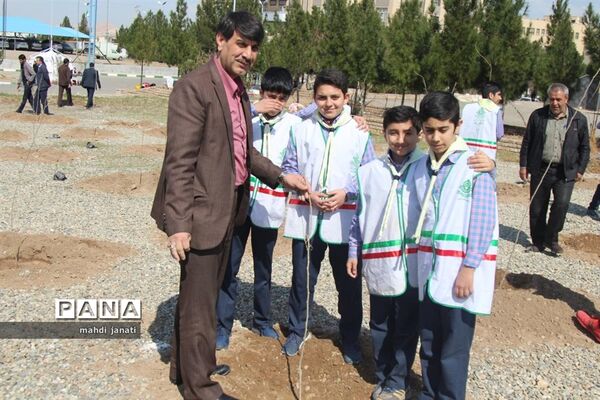 جشن درختکاری در استان قم