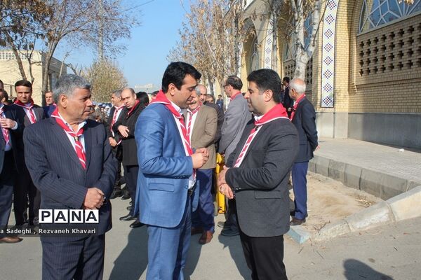 مانور سپاس مربی در ناحیه یک ری