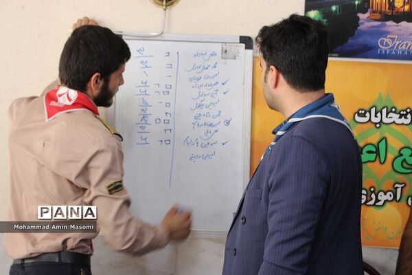 انتخابات مجامع پیشتازان پسر سازمان دانش‌آموزی استان سمنان