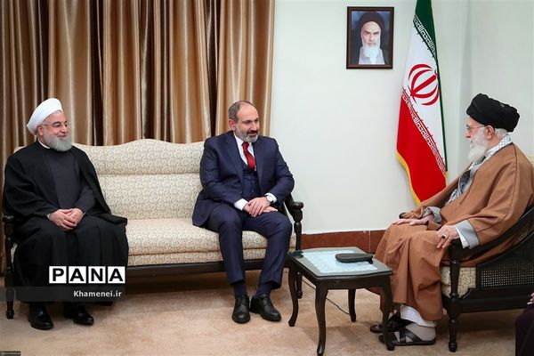 دیدار نخست وزیر ارمنستان با مقام معظم رهبری
