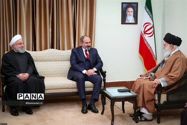 دیدار نخست وزیر ارمنستان با مقام معظم رهبری