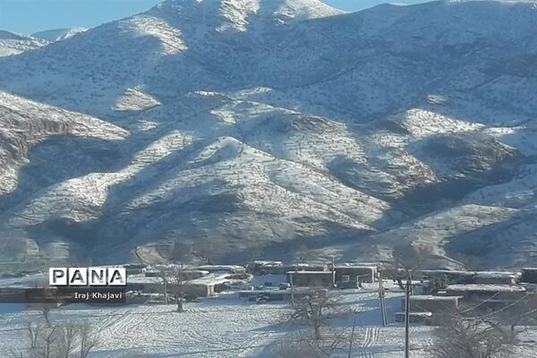 روستای سررگ از توابع شهرستان دهدز در خوزستان سپید پوش شد