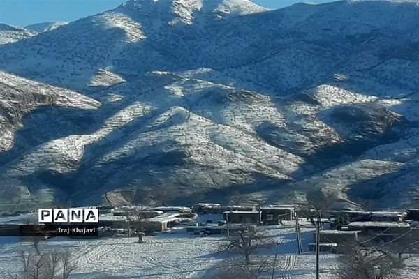 روستای سررگ از توابع شهرستان دهدز در خوزستان سپید پوش شد