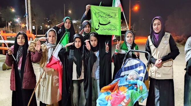ذوق و شوق نوجوانان و نونهالان در تجمعات خیابانی شهر بار