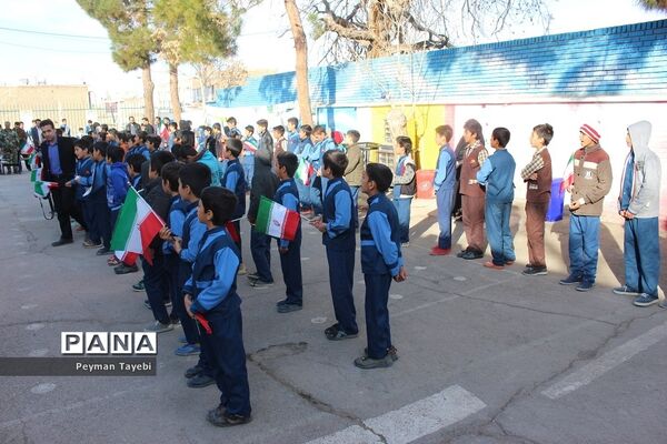 برگزاری آیین روز درختکاری در دبستان شهید رجایی سمنان