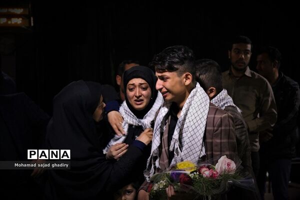وداع با پیکر شهید مدافع حرم حمید محمدرضایی
