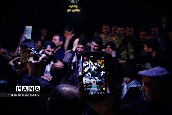 وداع با پیکر شهید مدافع حرم حمید محمدرضایی