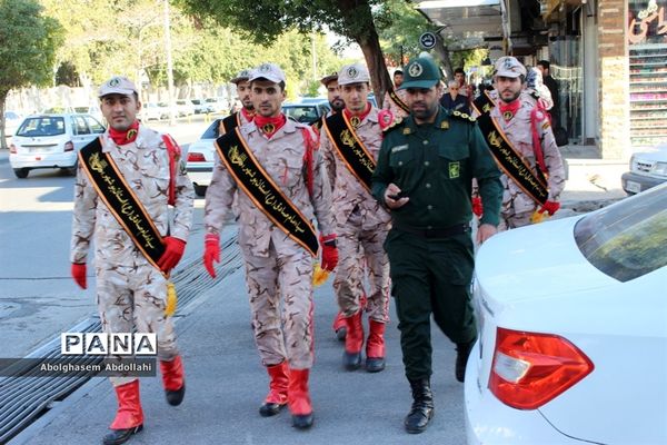 تشییع پیکر سه شهید گمنام در بوشهر-1