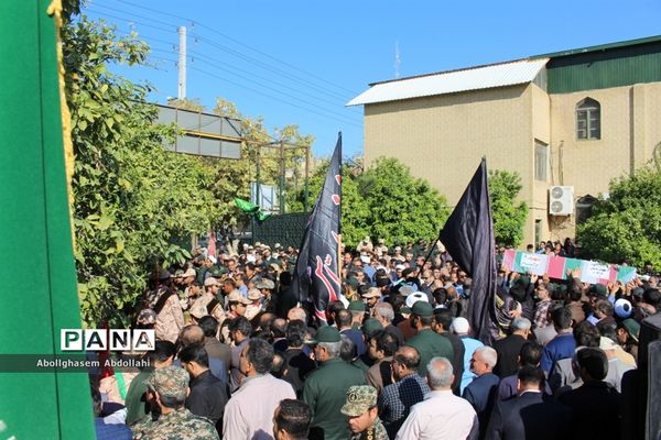 تشییع پیکر سه شهید گمنام در بوشهر-2