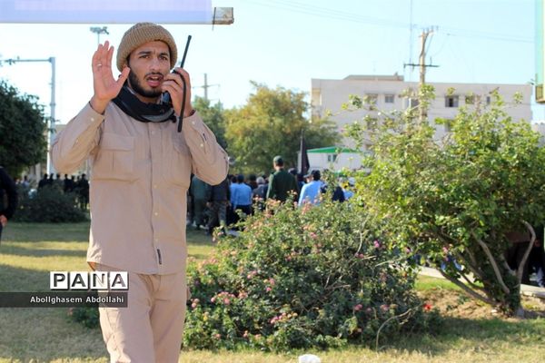 تشییع پیکر سه شهید گمنام در بوشهر-2